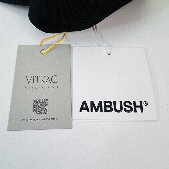 AMBUSH Patch Baseball Cap Hat Black OS Adjustable - Picture 7 of 13